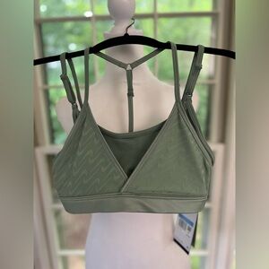 Green Nike sports bra